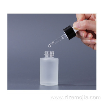 Skincare essential oil dropper frosted glass bottles